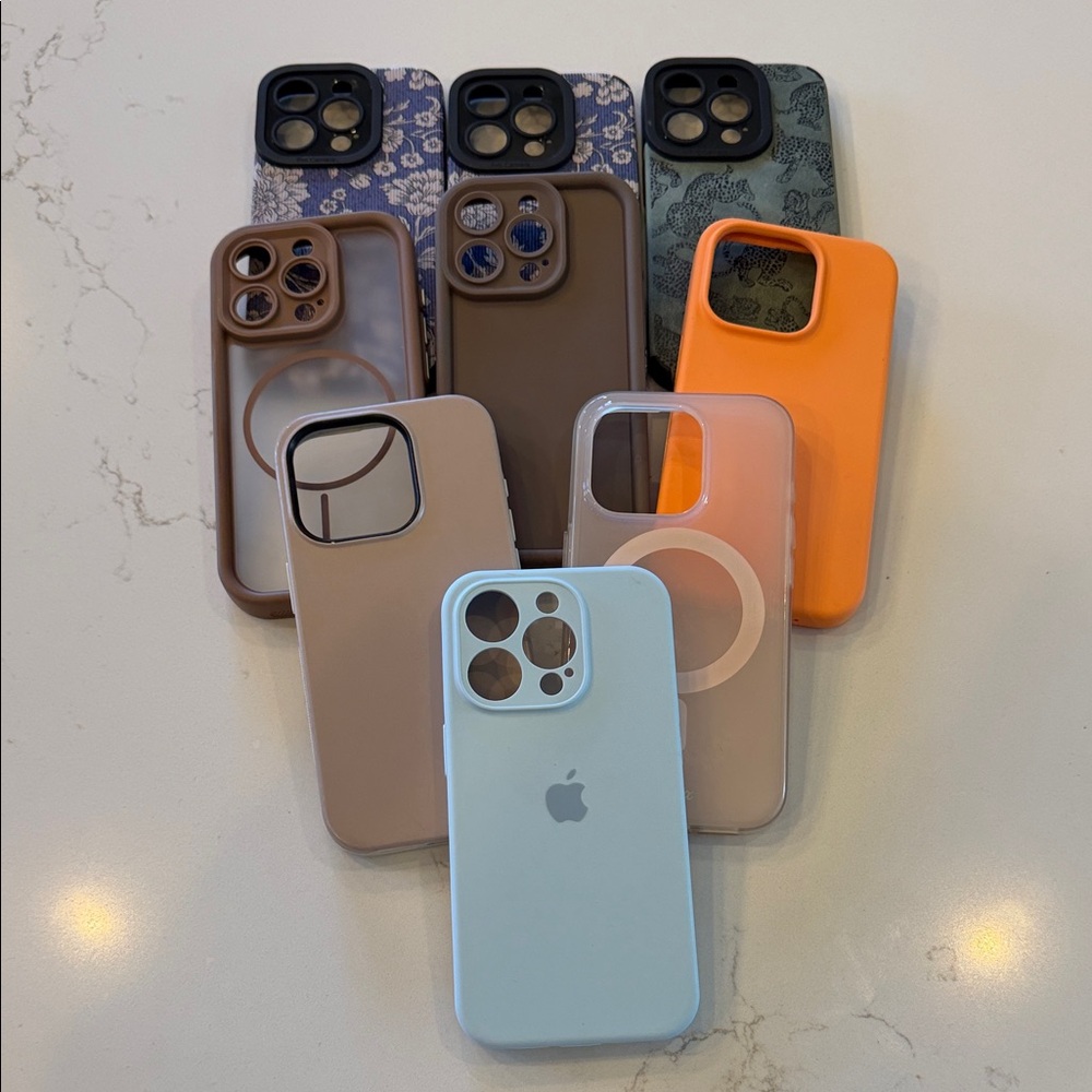 Assorted Phone Cases for iPhone 15 Pro